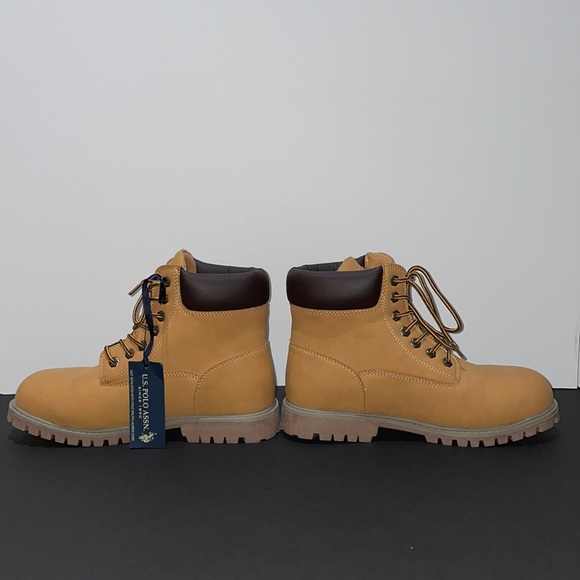 US Polo Assn. Men\'s Size 10 1/2 Beige Boots New!!! main image 4